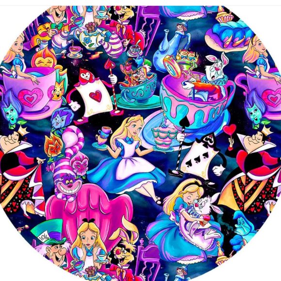 NWT Little Snuggles Alice in Wonderland 2-piece Bamboo Pajama set - size 18/24 - Picture 2 of 5